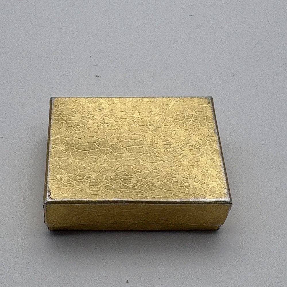 Vintage Hayward‎ Gold Tone Cufflinks Mens Bullet Back Openwork Boxed Pair